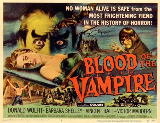 1958 Blood of the Vampire poster 02