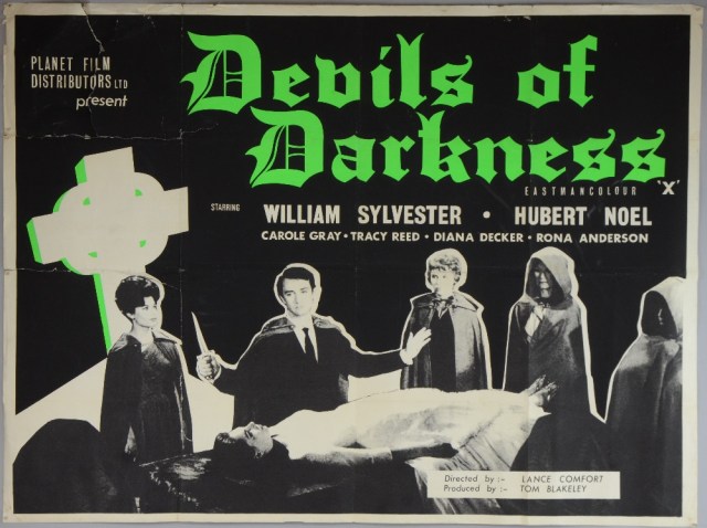 1965 Devils of Darkness poster 01 - EC